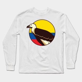 Ecuador Flag Condor Ecuadorian Quito South America Andes Alpaca Long Sleeve T-Shirt